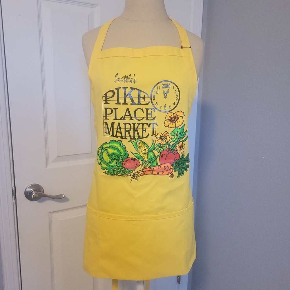 Yellow Pike Place Market Apron